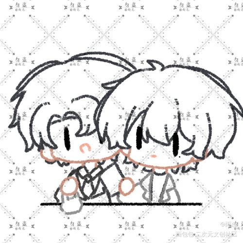 伪渣_伪装学渣朝俞手绘绘画作品