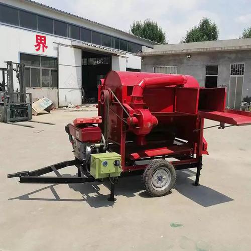 电启动小麦白菜仔脱粒机18马力柴油机小麦打粒机打麦机
