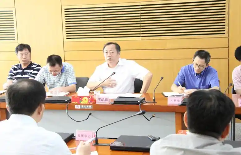 王幼鹏主任率队到发展中心调研