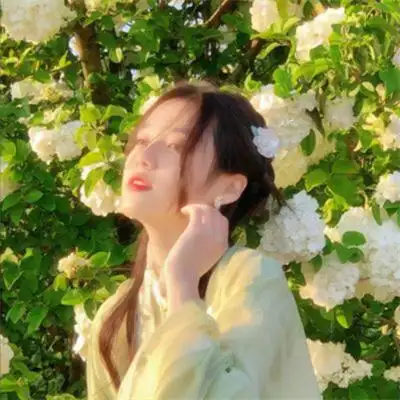 小清新接近自然的绿色系真人女头 森系感拉满的ins风治愈系女头