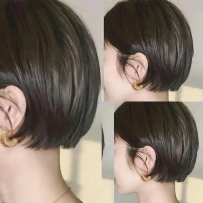 2023超a齐耳短发99超级无敌~显脸小!