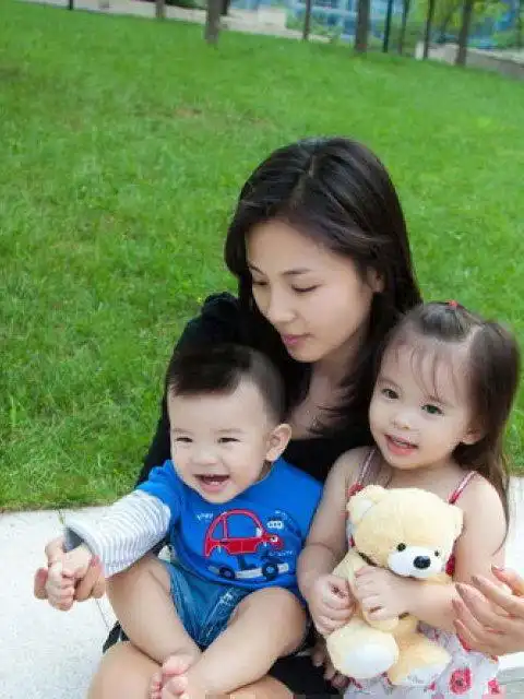 刘涛和儿子女儿