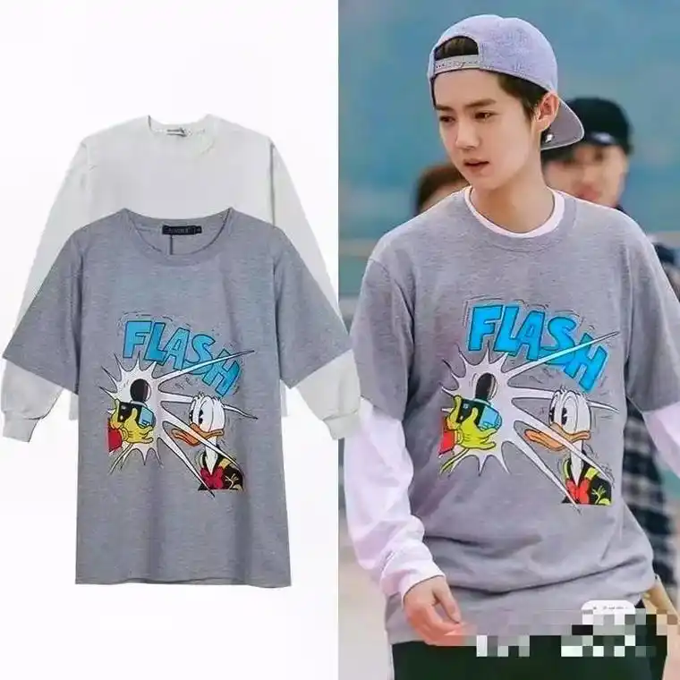 gucci鹿晗宋亚轩同款t恤国现秒发