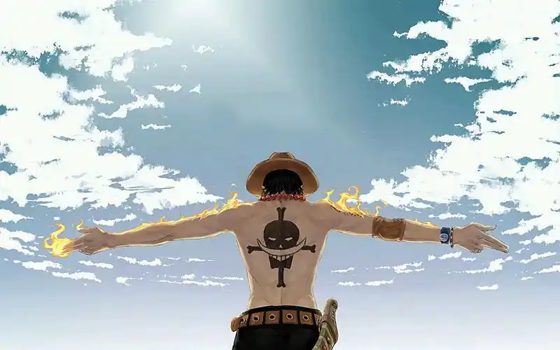 求一张海贼王艾斯的动态壁纸