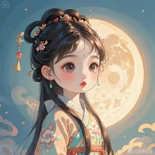 q版汉服国风美人头像