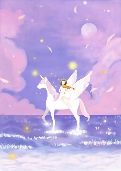 梦境插画|插画|创作习作|妍柒 - 临摹作品 - 站酷 (zcool)