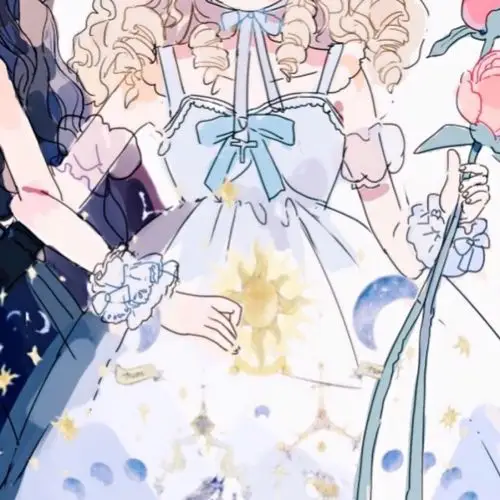 一边光明一边黑暗的闺蜜头-青柠头像馆-话本小说网