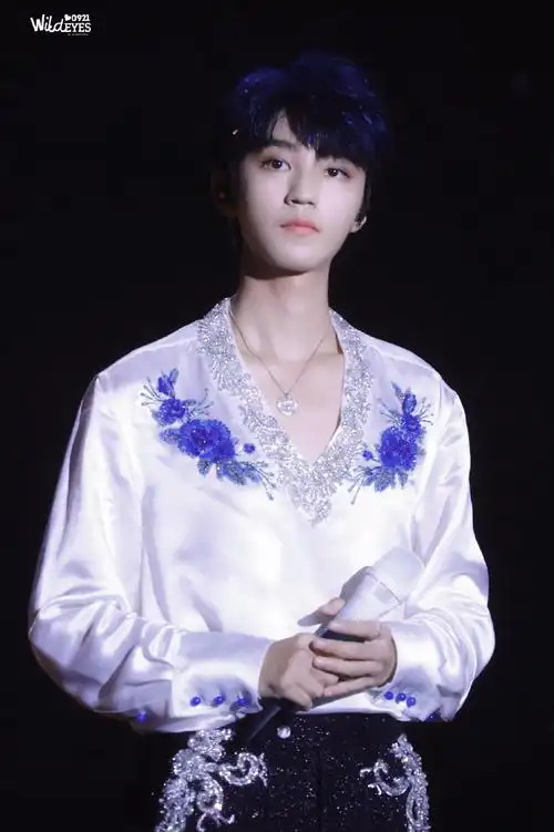 王俊凯奔赴每一个十年#十周年演唱会世界安静 听你唱歌@tfboys-王俊凯