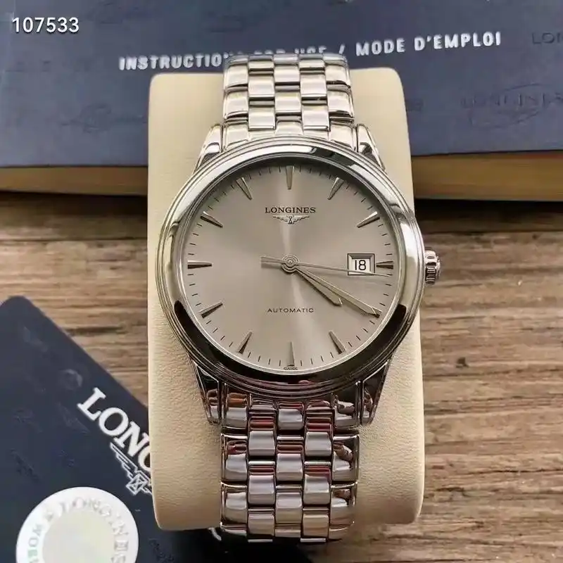 浪琴军旗974自动机械男表,表径38.5mm,新款 - 抖音