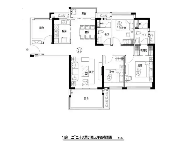 c&y开朴艺洲设计机构 >中山海伦堡玖悦府建筑立面采用铝板 玻璃的组合
