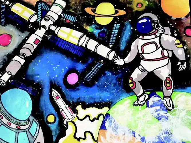 一版下一版 内容详情 2021年09月28日 返回该版首页 太空漫步(儿童画)