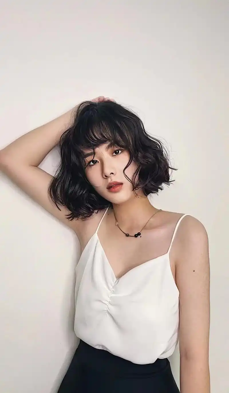 超a短发烫发推荐,适合脸圆,脸大的小姐姐#东莞发型师 #高级 - 抖音