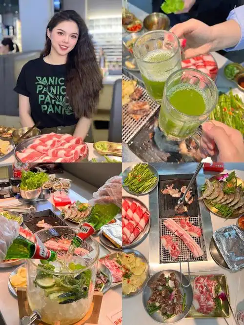 河源探店吃烤肉喝啤酒我pick牛皇星