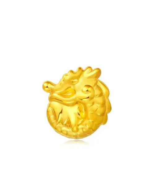 follow生肖龙定价足金黄金转运珠/吊坠(定价)