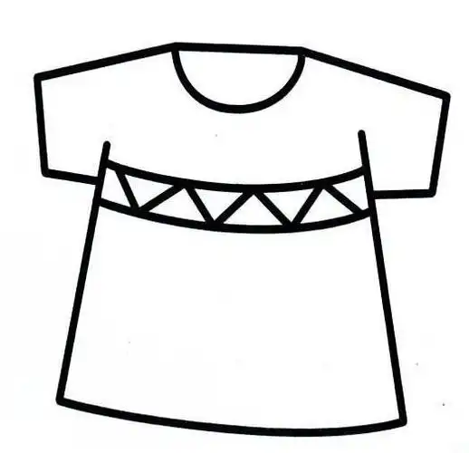 儿童t恤怎么画t恤的画法简笔画图片大全