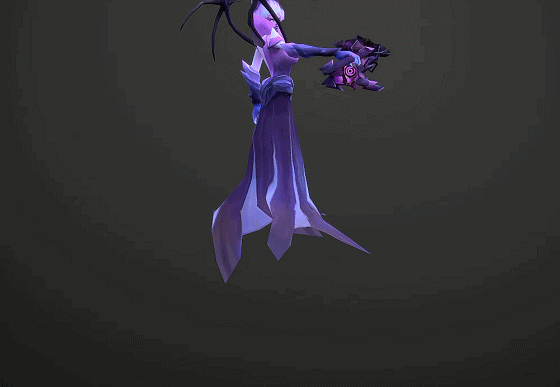 手绘 蝙蝠女王 吸血女妖【有动画】 蝙蝠女妖