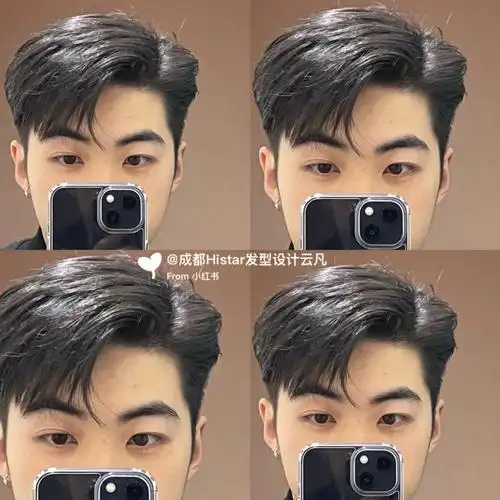 唯一一款手残都会打理的发型男士测背头