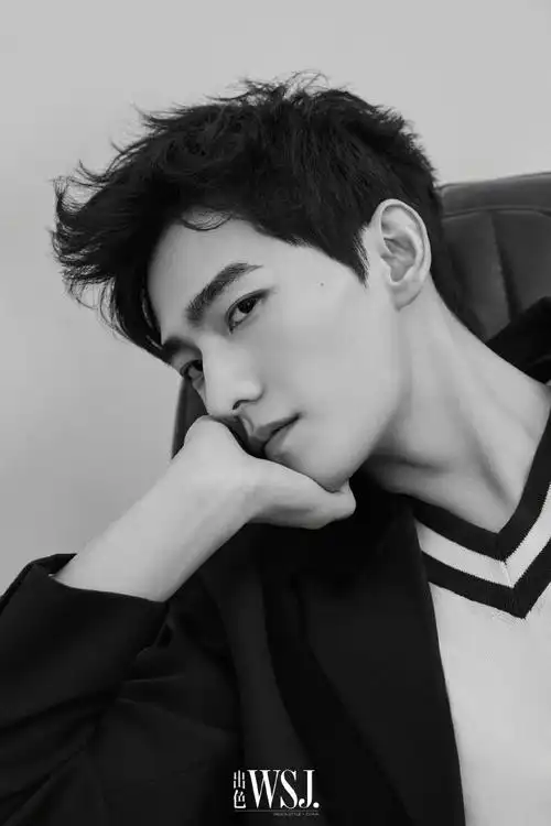 杨洋羊毛卷发型