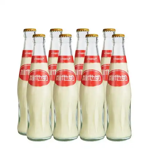 维他奶原味豆奶饮料236ml*8瓶 玻璃瓶装 多省包邮