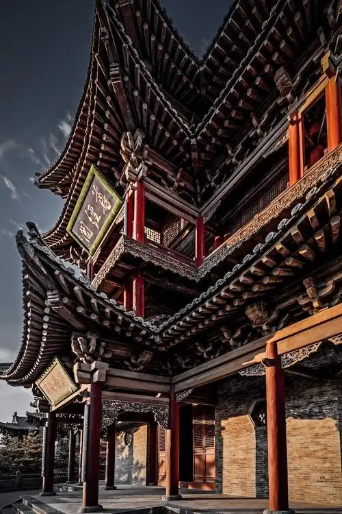 黄昏时的古建-中关村在线摄影论坛