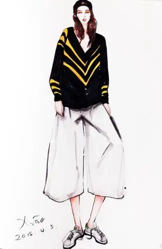 手绘马克笔服装设计 - 堆糖,美图壁纸兴趣社区