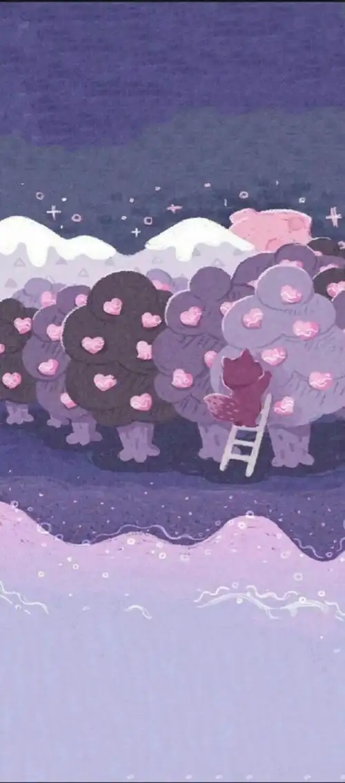 紫色聊天背景图-小仙女的杂货铺-话本小说网