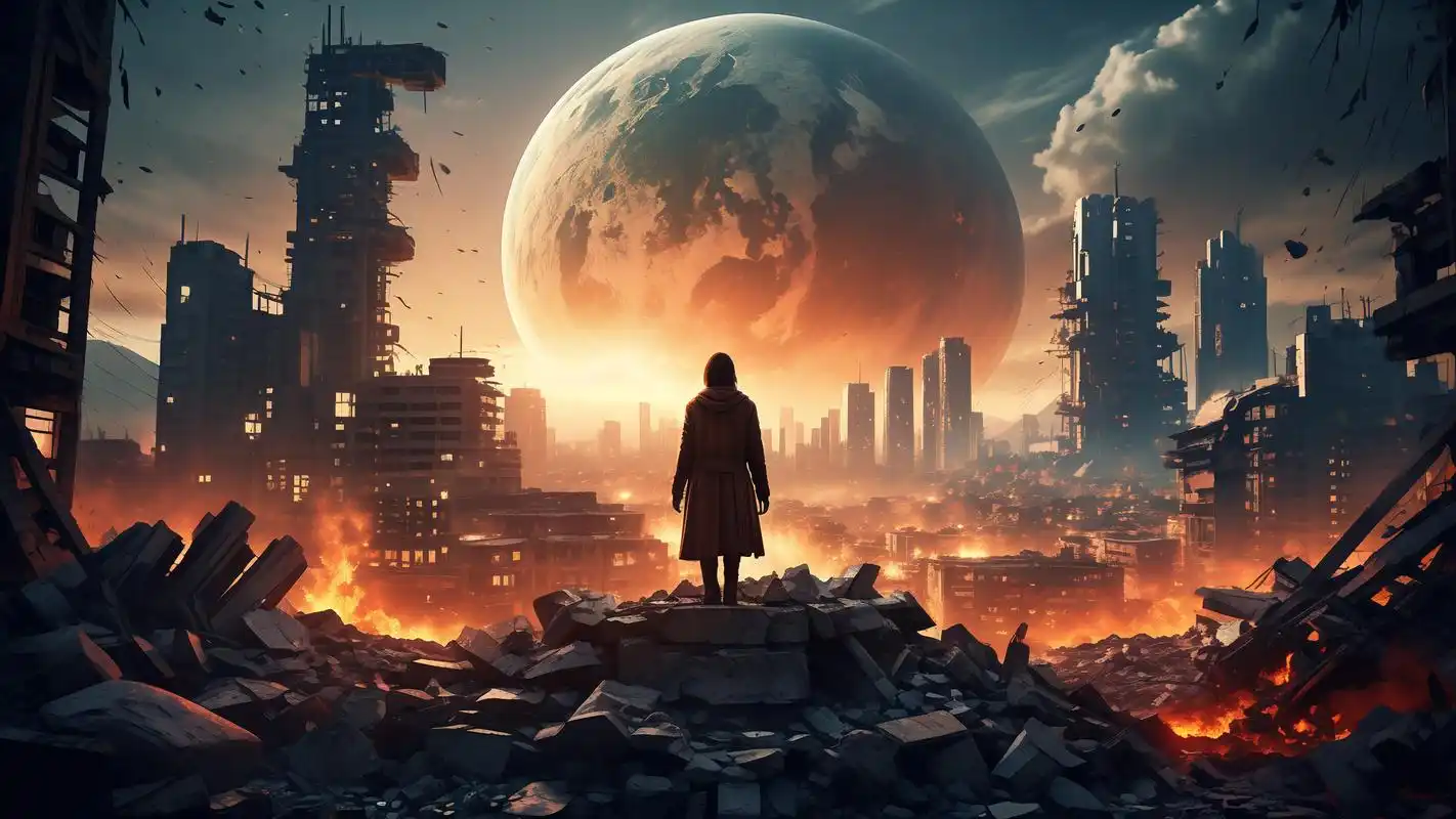 92废墟中的伤感,壁纸记录心碎瞬间92 在废墟的角落里,隐藏着多少