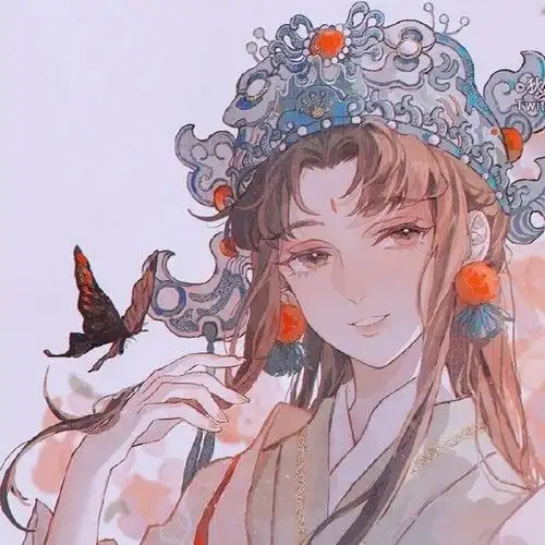 2020最火好看张扬手绘古风女生头像