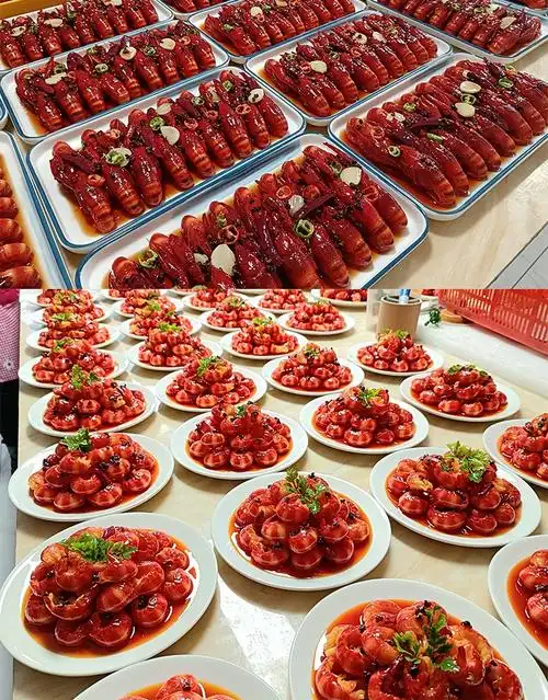 仿真菜品模型美食摆件仿真小龙虾模型假样品食物食品假菜海鲜样板间