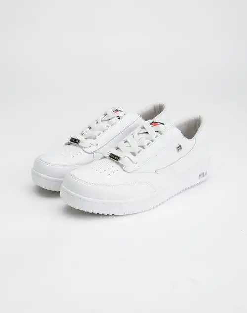 斐乐fila男装专场-白色时尚系带板鞋