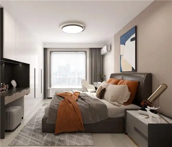 杨庄南里现代简约风格主卧装修效果图