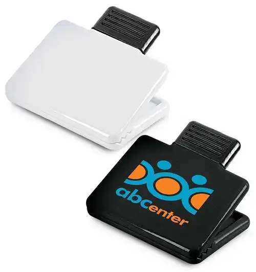 promotional wholesale plastic binder clip with custom logo