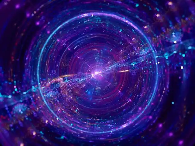 蓝紫色科技环背景图片