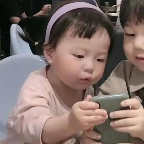 情侣头像超可爱萌娃情侣头像