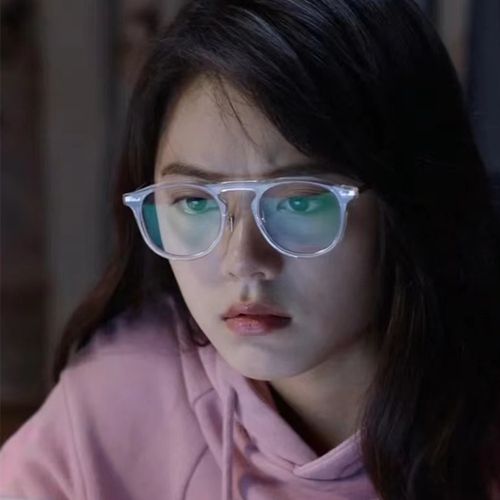林妙妙同款眼镜赵今麦全框透明近视眼镜框男女小圆框防蓝光镜架