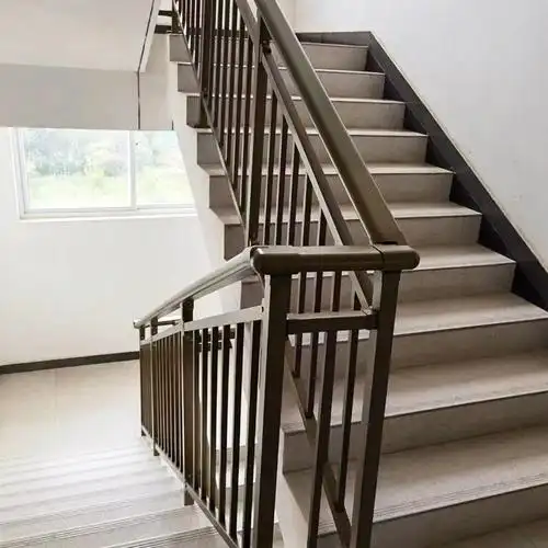 锌钢楼梯扶手 小区楼道防护栏杆走廊组装式护栏阶梯防护栏 钜工