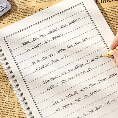 chris怪兽奶酪手写英语英文练字帖抖音网红字帖女生神仙字体漂亮