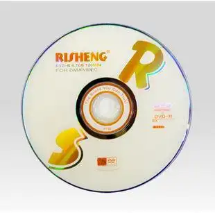 供应正品日胜rs版 dvd-r 8x可刻录空白光盘50p桶装车载cd碟片批发