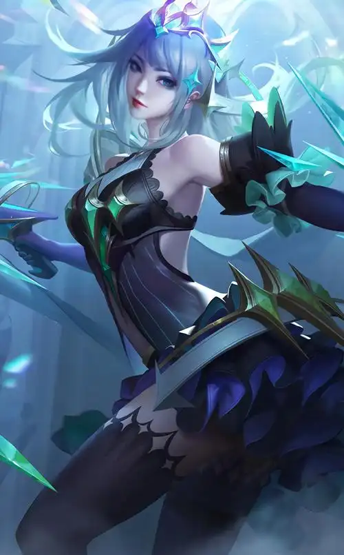 王者荣耀启明星使虞姬3k手机壁纸全面屏高清