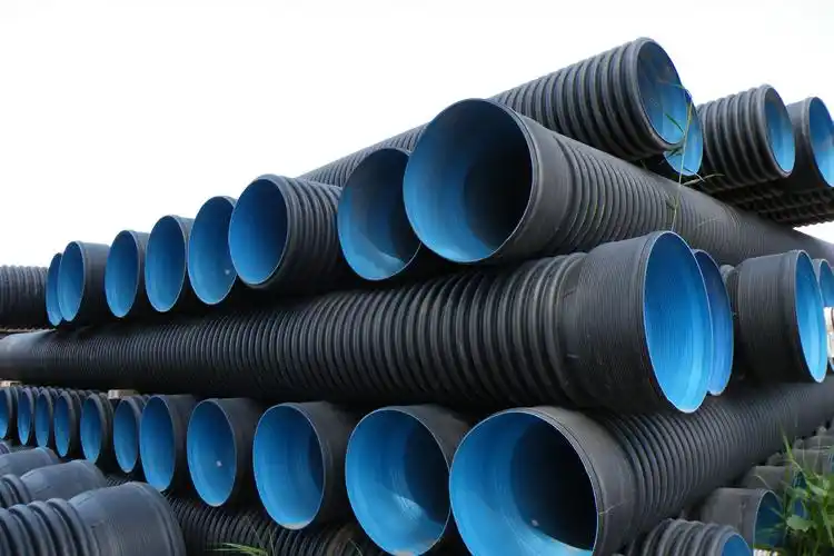 波纹管-山西益佳银-优质hdpe双壁波纹排水管材生产厂家