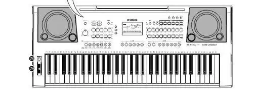 电子琴上下面键的数字是什么?