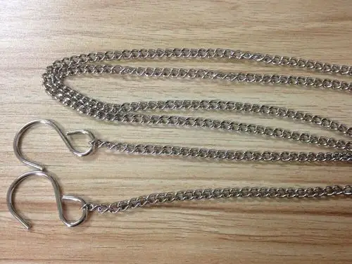 铁链条/超亮广告吊牌铁链/装饰细链条灯链/小链条瓜子链车库吊链图片