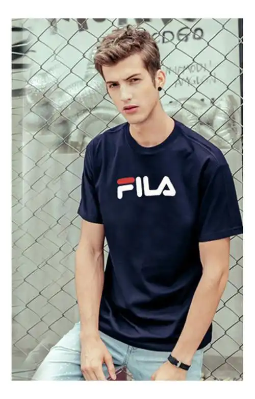 【19春夏新品】fila/斐乐 男女同款 印花休闲百搭圆领 短袖 运动 潮牌