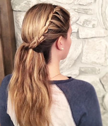 hold住春风考验与拉风需求|马尾|发型|编发_新浪时尚_新浪网