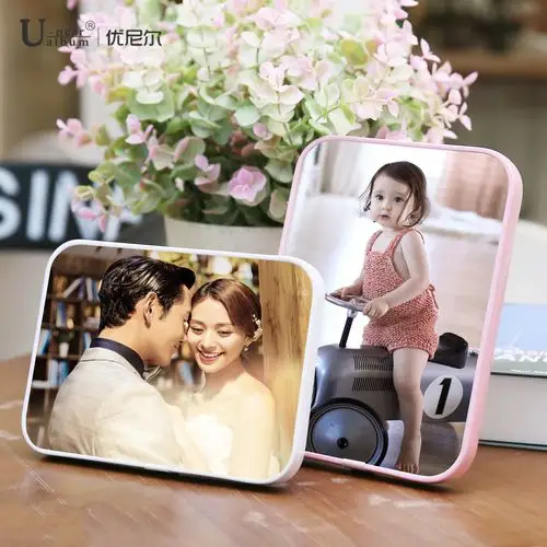 热销洗照片加相框_水晶摆台10寸12寸婚纱照放大挂墙影楼相框拉米娜