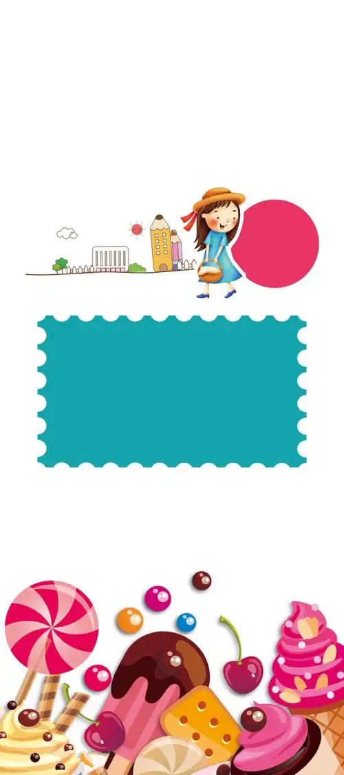 diy蛋糕甜点展架背景素材