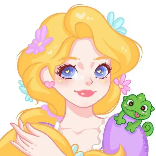 原创卡通头像迪士尼公主系列乐佩公主