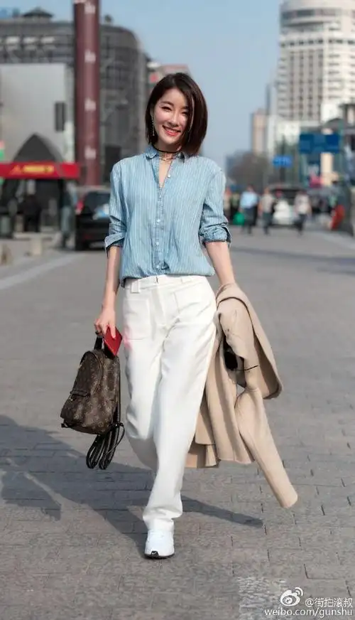 上周杭州街拍top 9 人人都是千赞女神哦