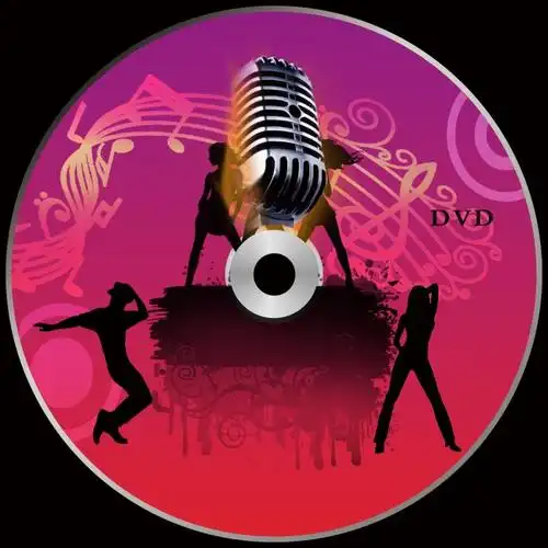 光盘封面音乐流行音乐碟片光碟psd分层素材说明:流行音乐类光盘封面