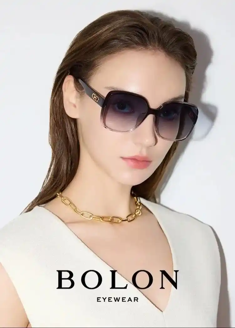 bolon暴龙眼镜2024新款时尚大镜框蝶形偏光太阳镜 - 抖音